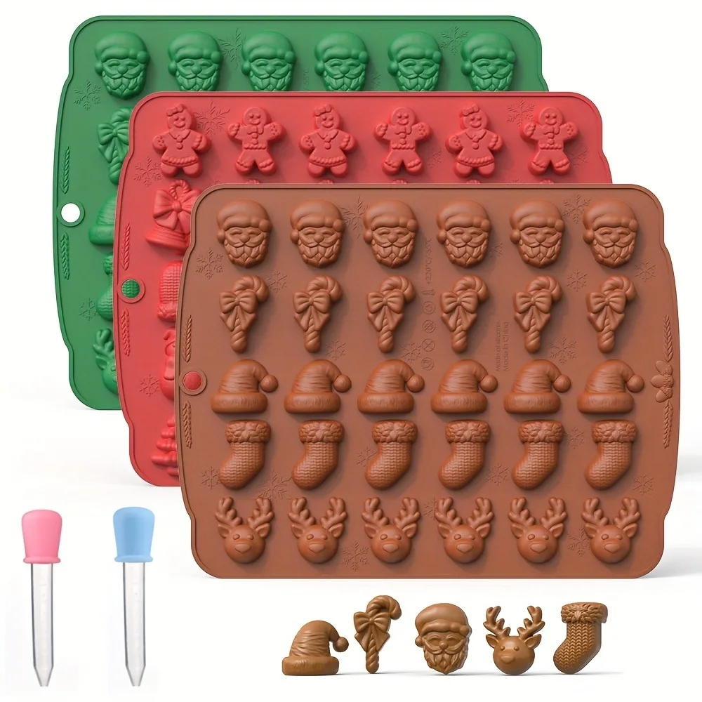 Christmas Silicone Chocolate M - đánh giá và giá Kitchen Baking Gloves
