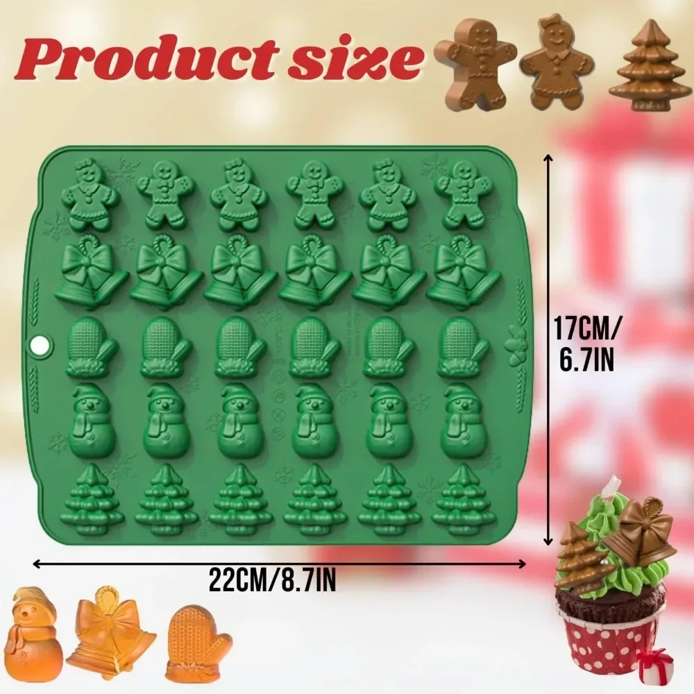 Christmas Silicone Chocolate M - đánh giá và giá Kitchen Baking Gloves