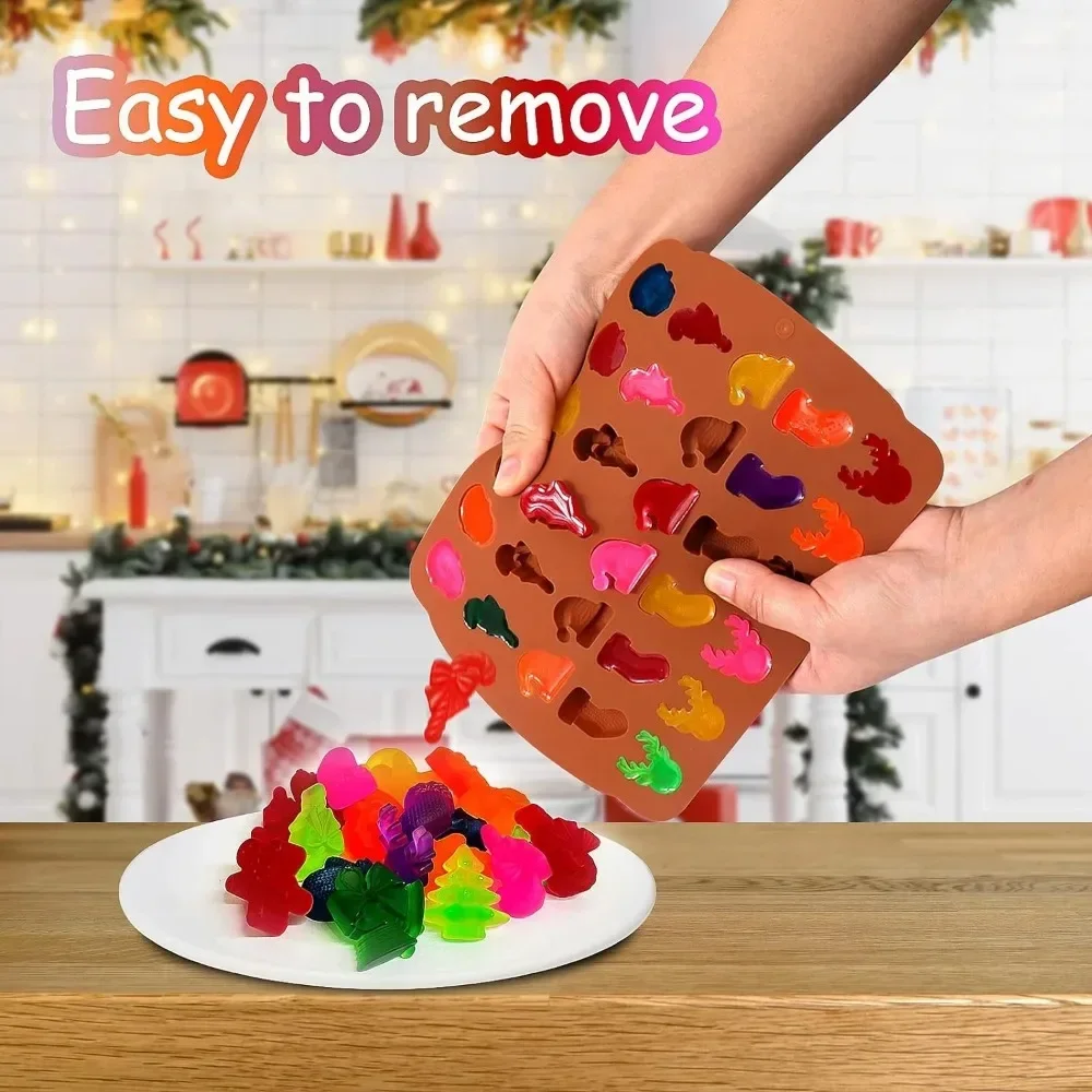 Christmas Silicone Chocolate M - đánh giá và giá Kitchen Baking Gloves