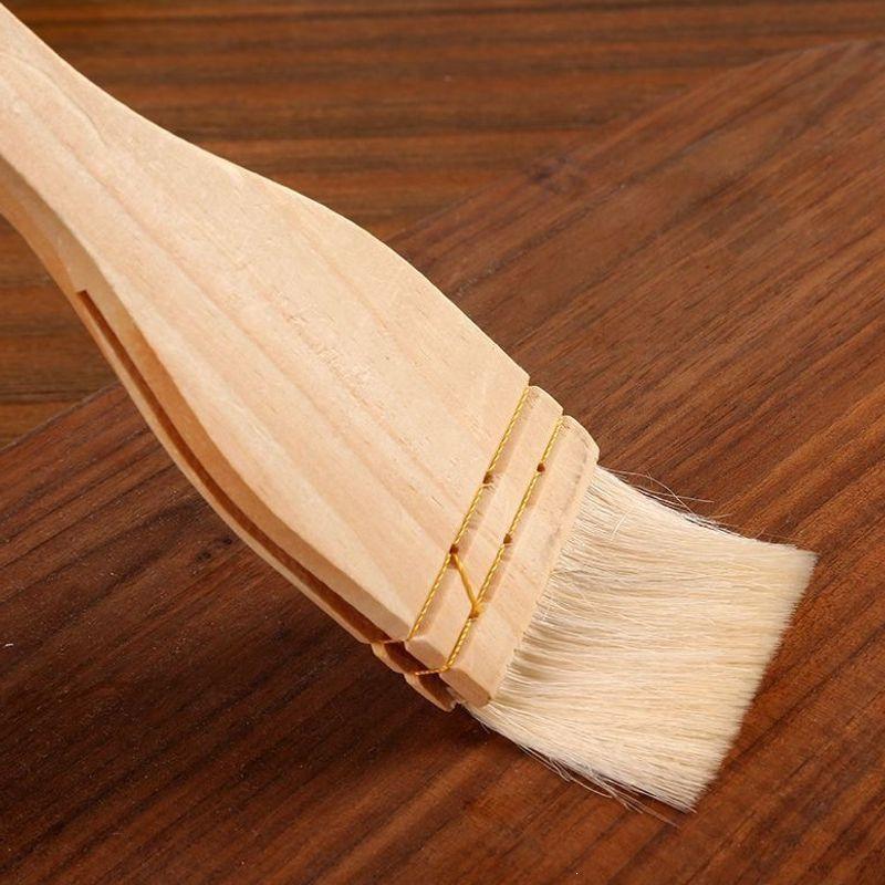 Flat Wool Pastry Brush Food Gr - đánh giá và giá Kitchen Baking Brush