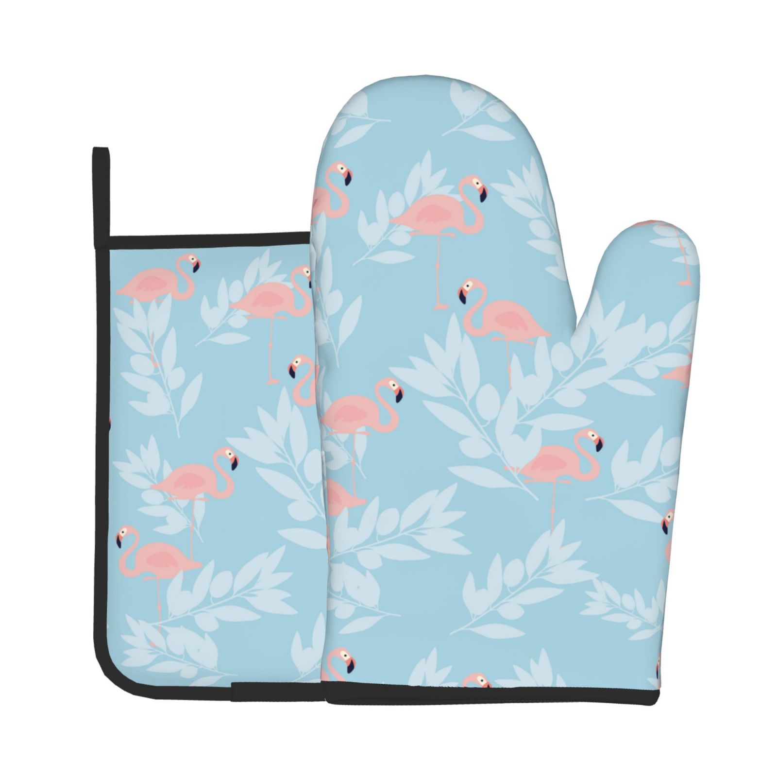 Flamingo Oven Mitts and Pot Ho - đánh giá và giá Kitchen Baking Counter
