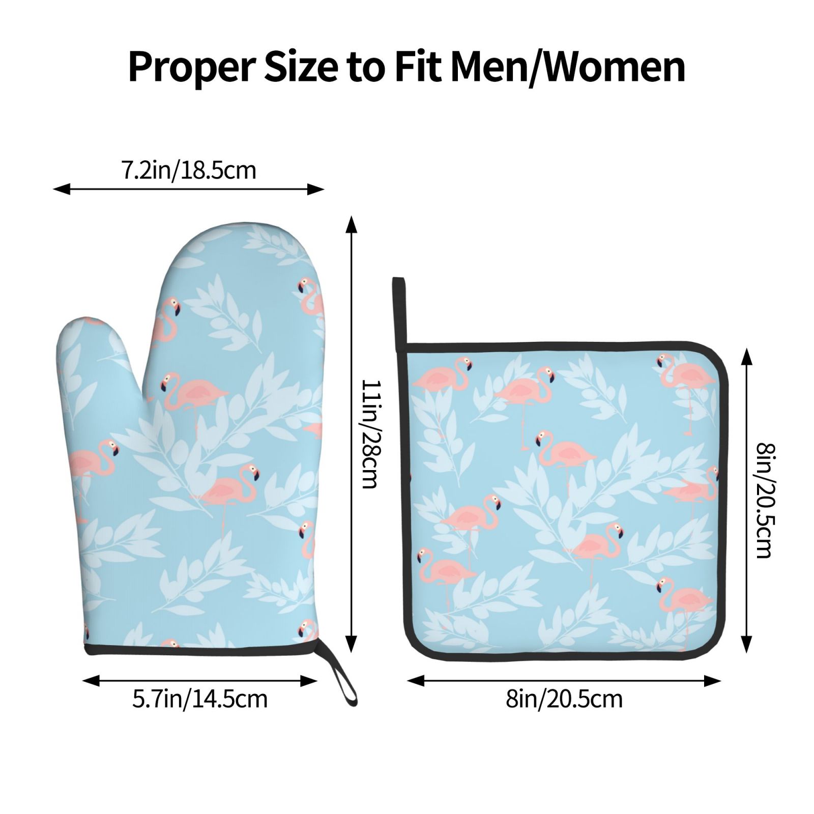 Flamingo Oven Mitts and Pot Ho - đánh giá và giá Kitchen Baking Counter