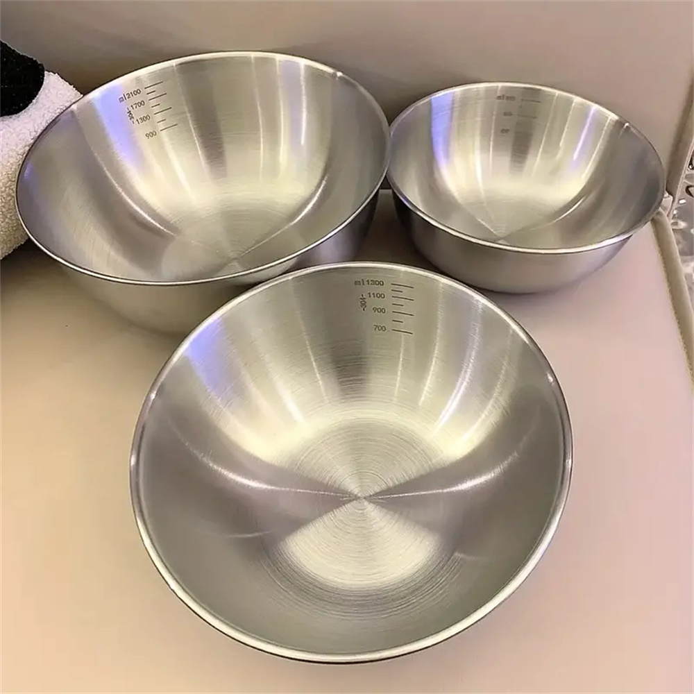 1-3 Stainless Steel Bowl Set w - đánh giá và giá Kitchen Baking Essentials