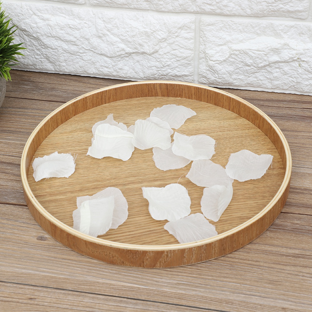 Wooden Serving Tray Tea Plate  - đánh giá và giá Cake Board Round