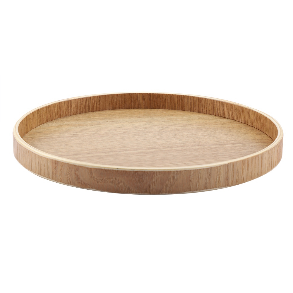 Wooden Serving Tray Tea Plate  - đánh giá và giá Cake Board Round