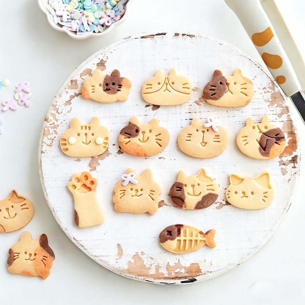 Cute Kitten DIY Stamp Cookie C - đánh giá và giá Kitchen Baking Items