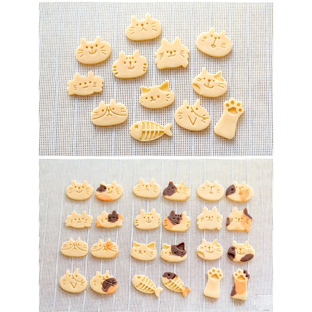 Cute Kitten DIY Stamp Cookie C - đánh giá và giá Kitchen Baking Items