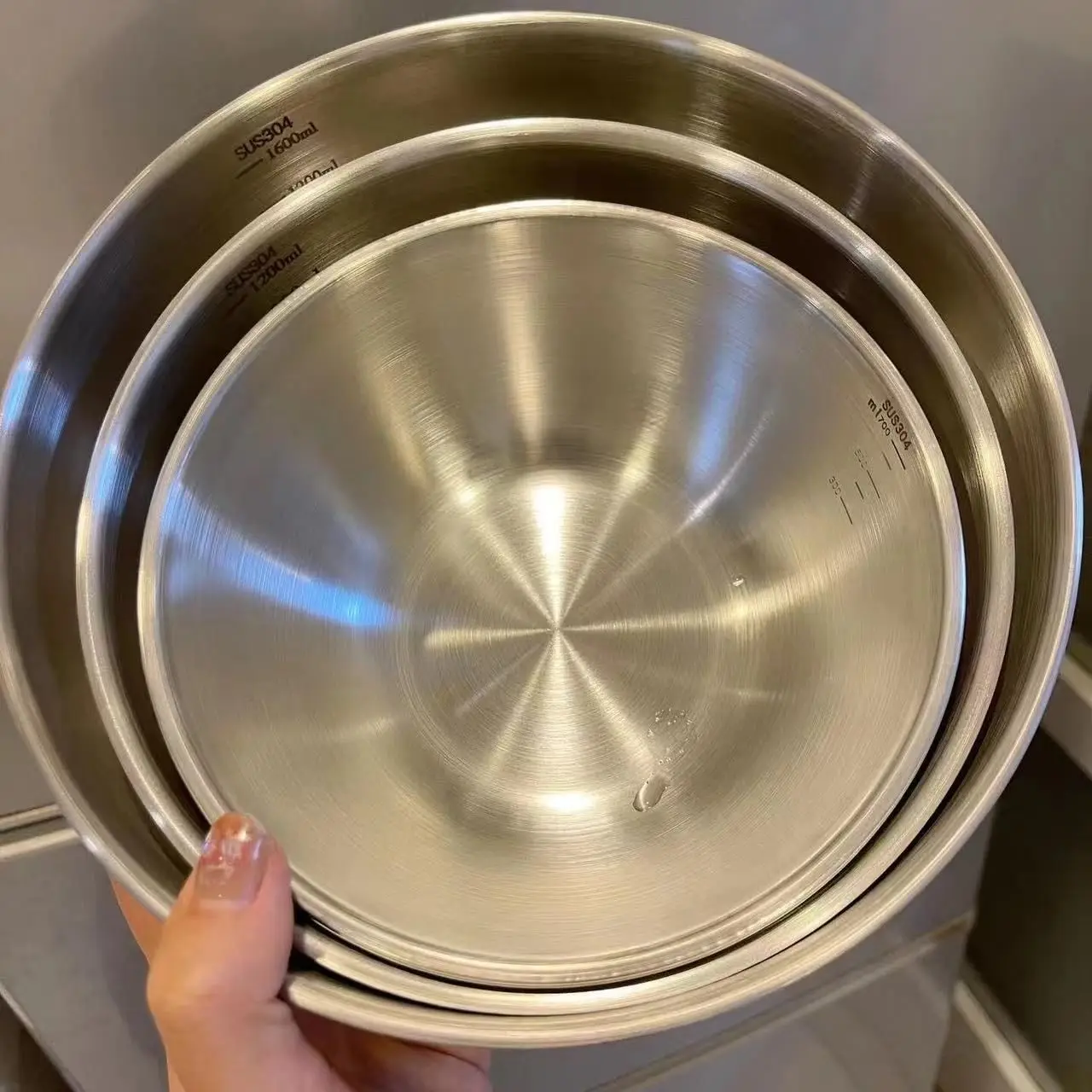 1-3 Stainless Steel Bowl Set w - đánh giá và giá Kitchen Baking Essentials