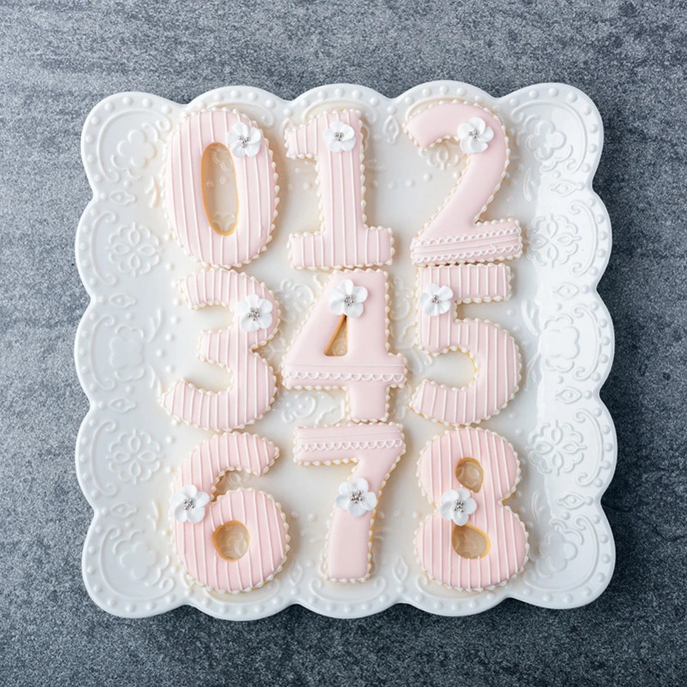 Large Numbers Cookie Cutters B - đánh giá và giá Kitchen Baking Items