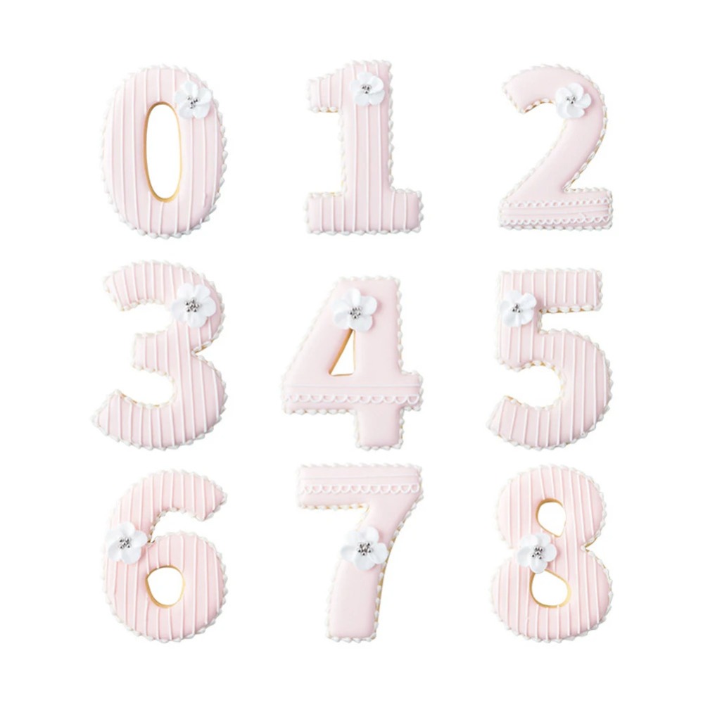 Large Numbers Cookie Cutters B - đánh giá và giá Kitchen Baking Items