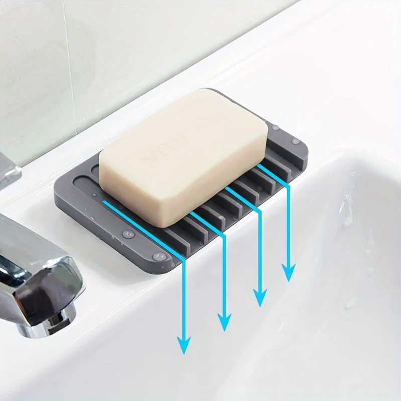 New 1PC Silicone Draining Soap - đánh giá và giá Kitchen Baking Tray Storage