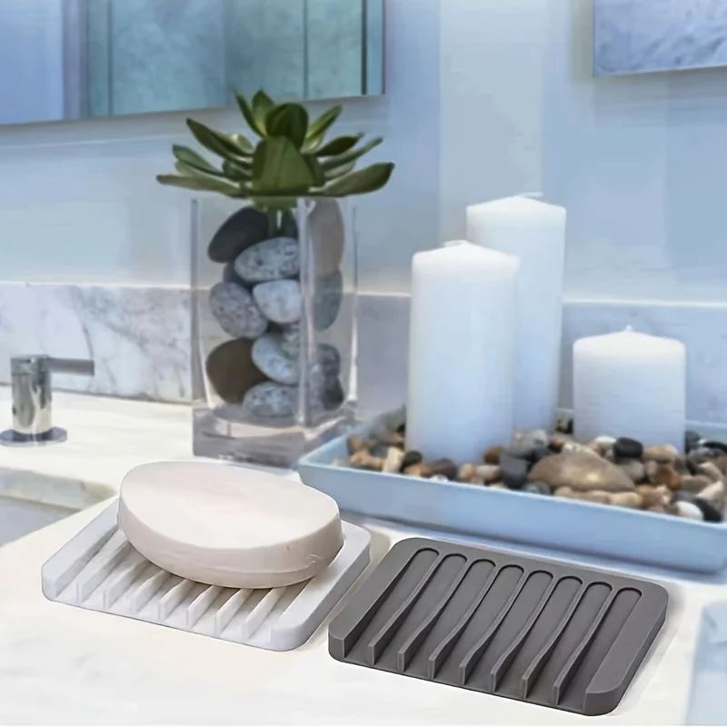 New 1PC Silicone Draining Soap - đánh giá và giá Kitchen Baking Tray Storage