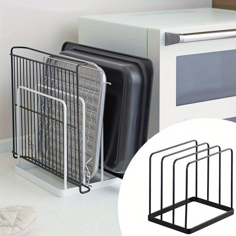 Vertical Cutting Board Rack Fo - đánh giá và giá Kitchen Baking Tray Storage