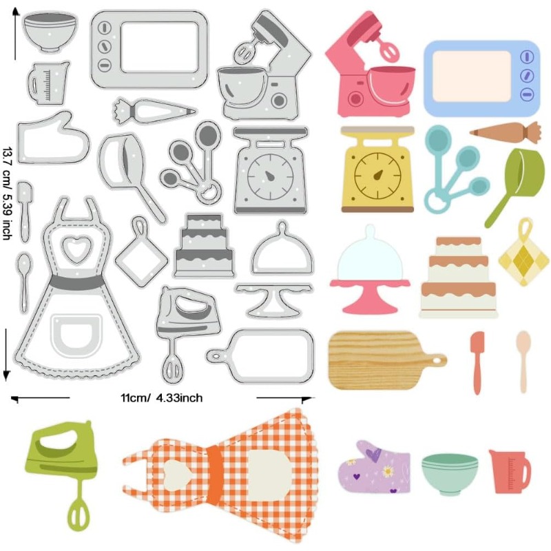 1pcs Baking Tools Cutting Dies - đánh giá và giá Kitchen Baking Gloves
