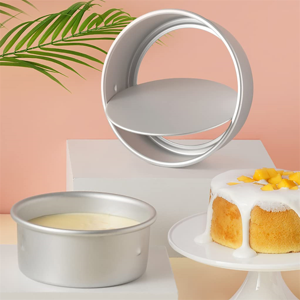 1pc Aluminium Round Cake Pan 4 - đánh giá và giá Kitchen Baking Utensils