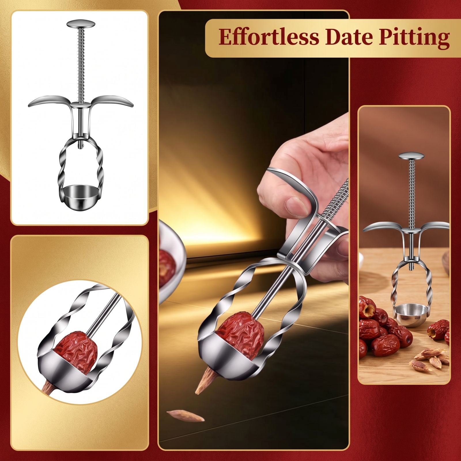 Stainless Steel Red Date Pitte - đánh giá và giá Kitchen And Baking Tools