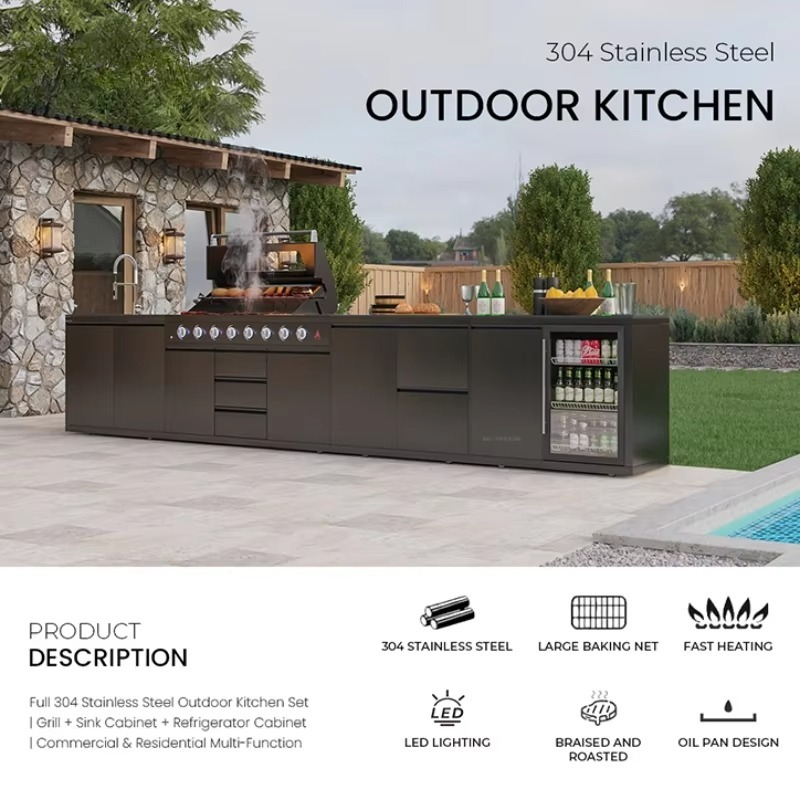 Outdoor Kitchen BBQ Station 30 - đánh giá và giá Kitchen With Baking Station