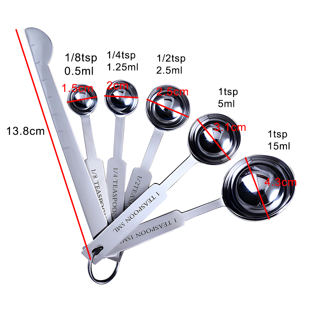Stackable Measuring Cups and S - đánh giá và giá Kitchen Baking Kit