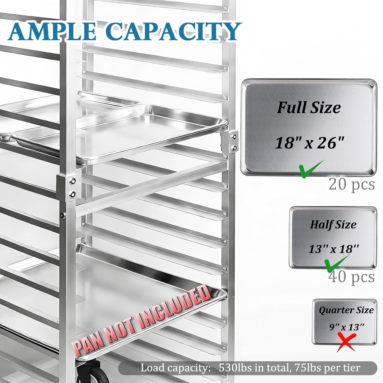 Commercial 20 Tier Stainless S - đánh giá và giá Kitchen Baking Pans