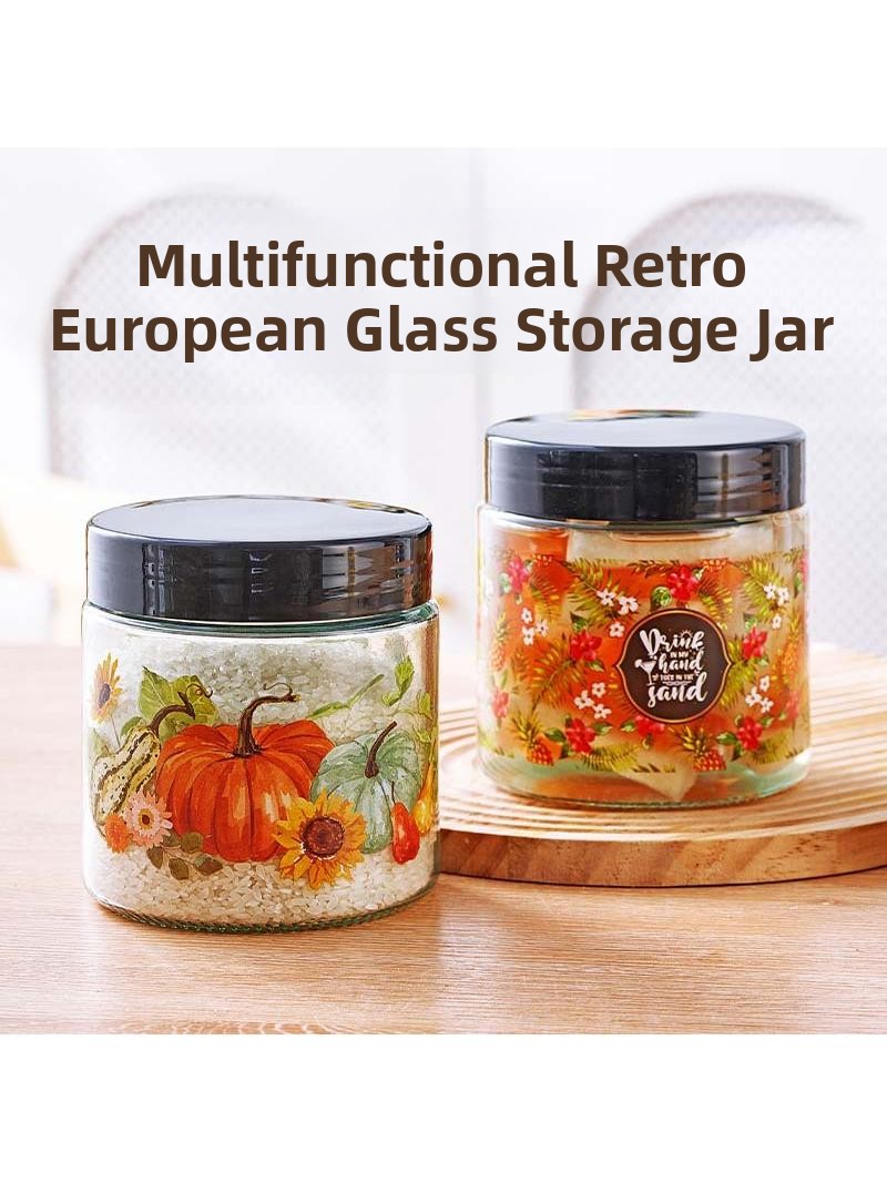 Thickened Glass Sealed Storage - đánh giá và giá Kitchen Baking Canisters