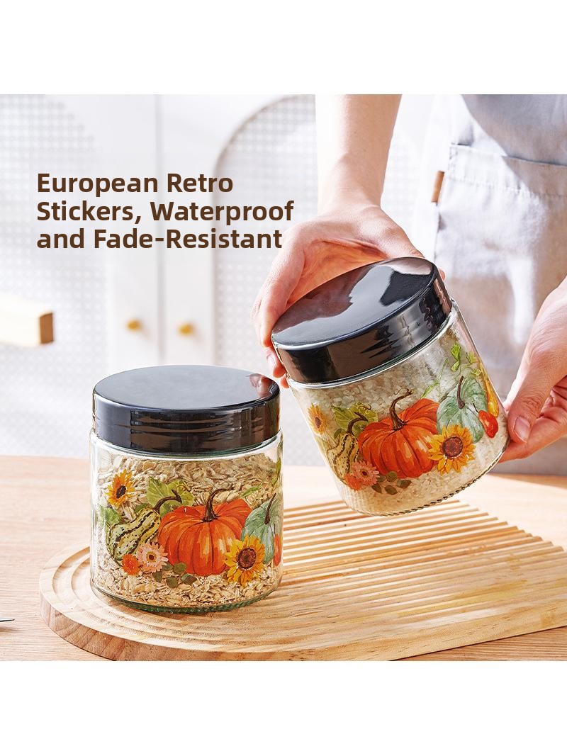 Thickened Glass Sealed Storage - đánh giá và giá Kitchen Baking Canisters