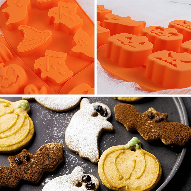 Halloween Moulds Nonstick Sili - đánh giá và giá Kitchen Baking Utensils