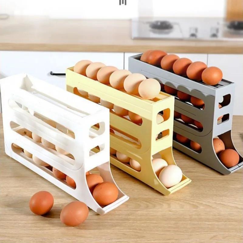 Refrigerator Eggs Storage Box  - đánh giá và giá Kitchen Baking Tray Storage