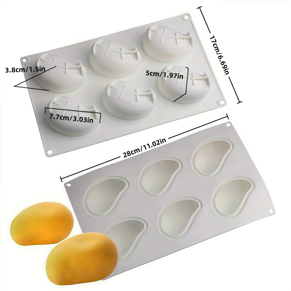 3D Mango Design Silicone Cake  - đánh giá và giá Kitchen And Baking Tools
