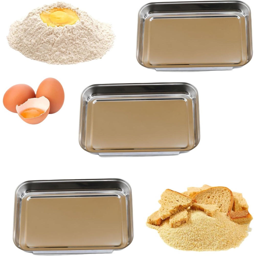 3Pcs Stainless Steel Seasoning - đánh giá và giá Kitchen With Baking Station
