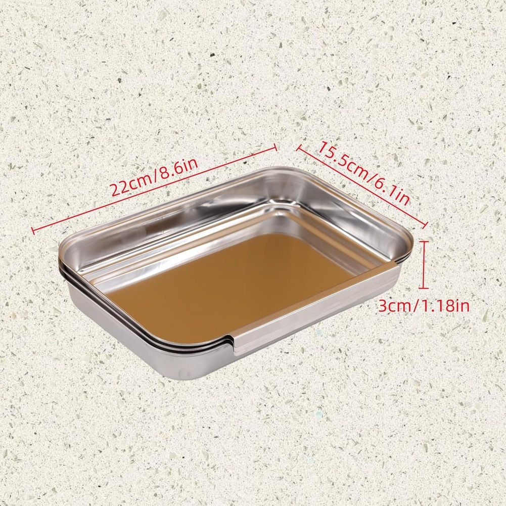 3Pcs Stainless Steel Seasoning - đánh giá và giá Kitchen With Baking Station